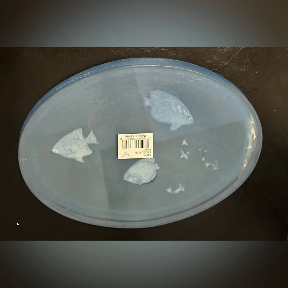 Vintage Angel Fish jewelry tray, NWT